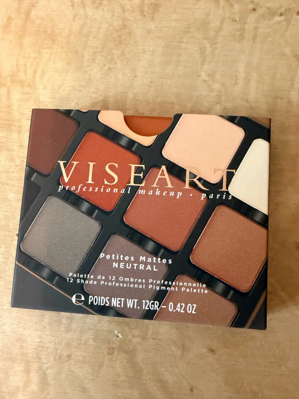 Viseart Petites Mattes Neutral Eyeshadow Palette, New